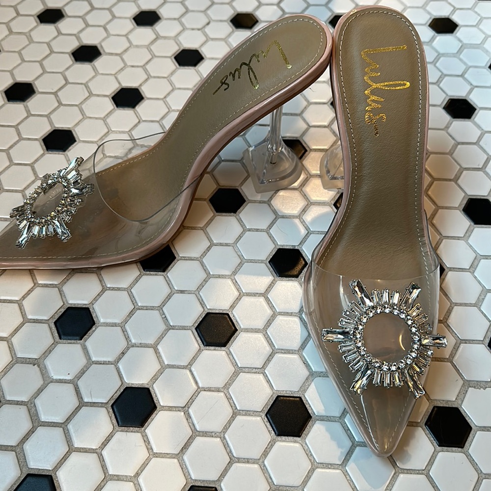 Heel mules.